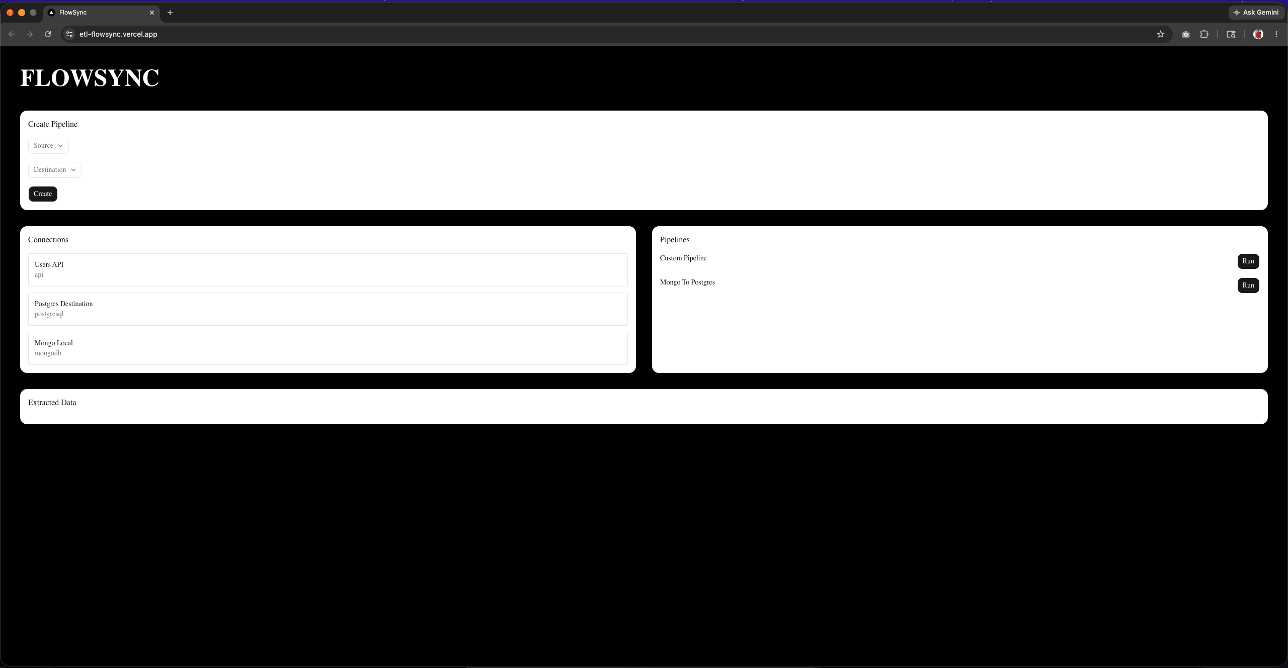 Flowsync ETL Platform