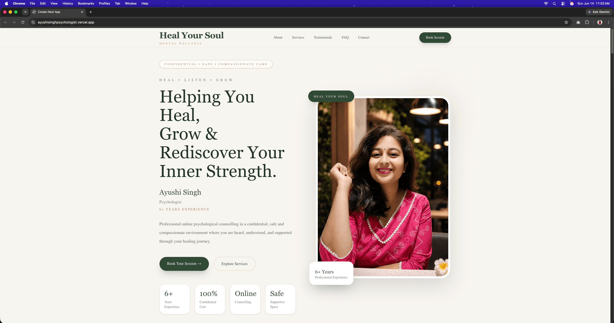 Premium Psychologist Appointment Booking Platform